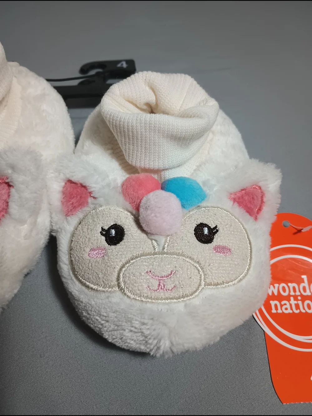 Wonder Nation Infant Llama Sock Slippers